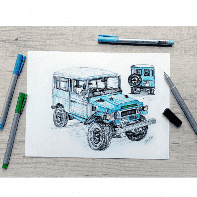 Fineliner Faber Castell 0.4mm / Drawing Pen Spidol  