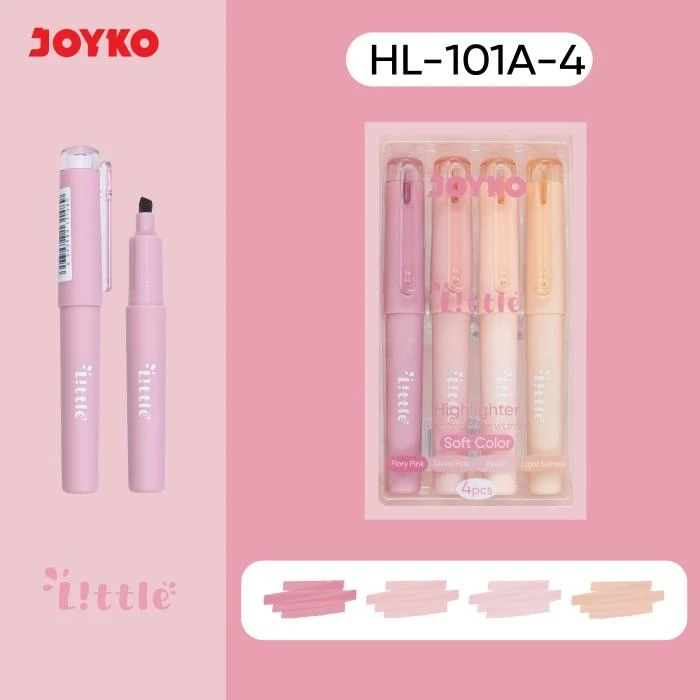 highlighter, penanda buku, highlighter joyko, stabilo  