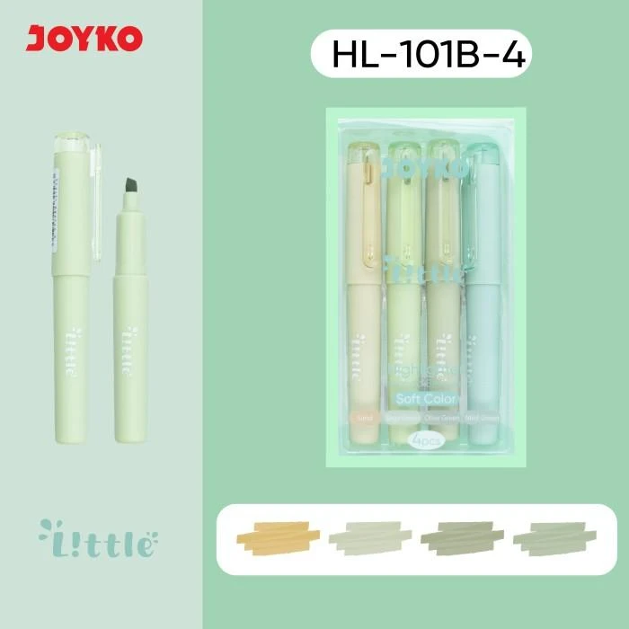 highlighter, penanda buku, highlighter joyko, stabilo  