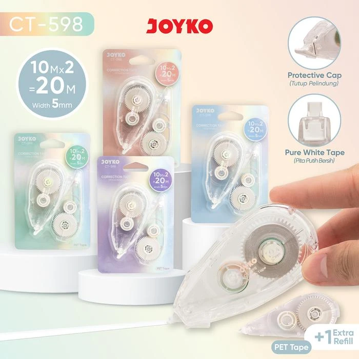 Tip Ex Kertas / Correction tape CT-598 Joyko