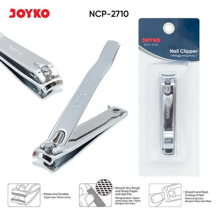 Nail Clipper / Gunting Kuku NCP-2710 Joyko Ukuran Besar  
