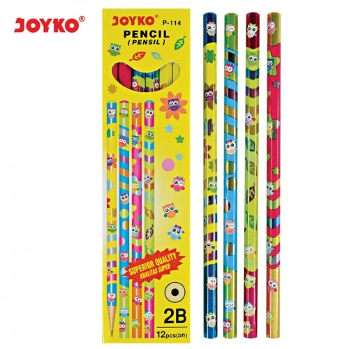 Pencil Joyko P114 / Pensil Joyko Tipe 2B Pensil Round Grip