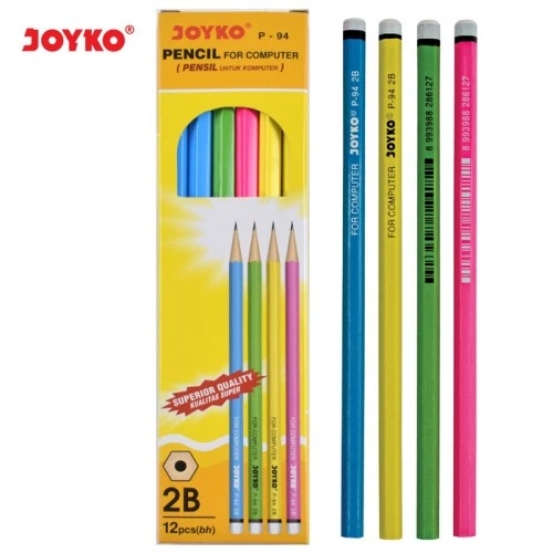 Pencil Joyko P94 / Pensil Joyko Tipe 2B Bentuk Hexagonal Grip