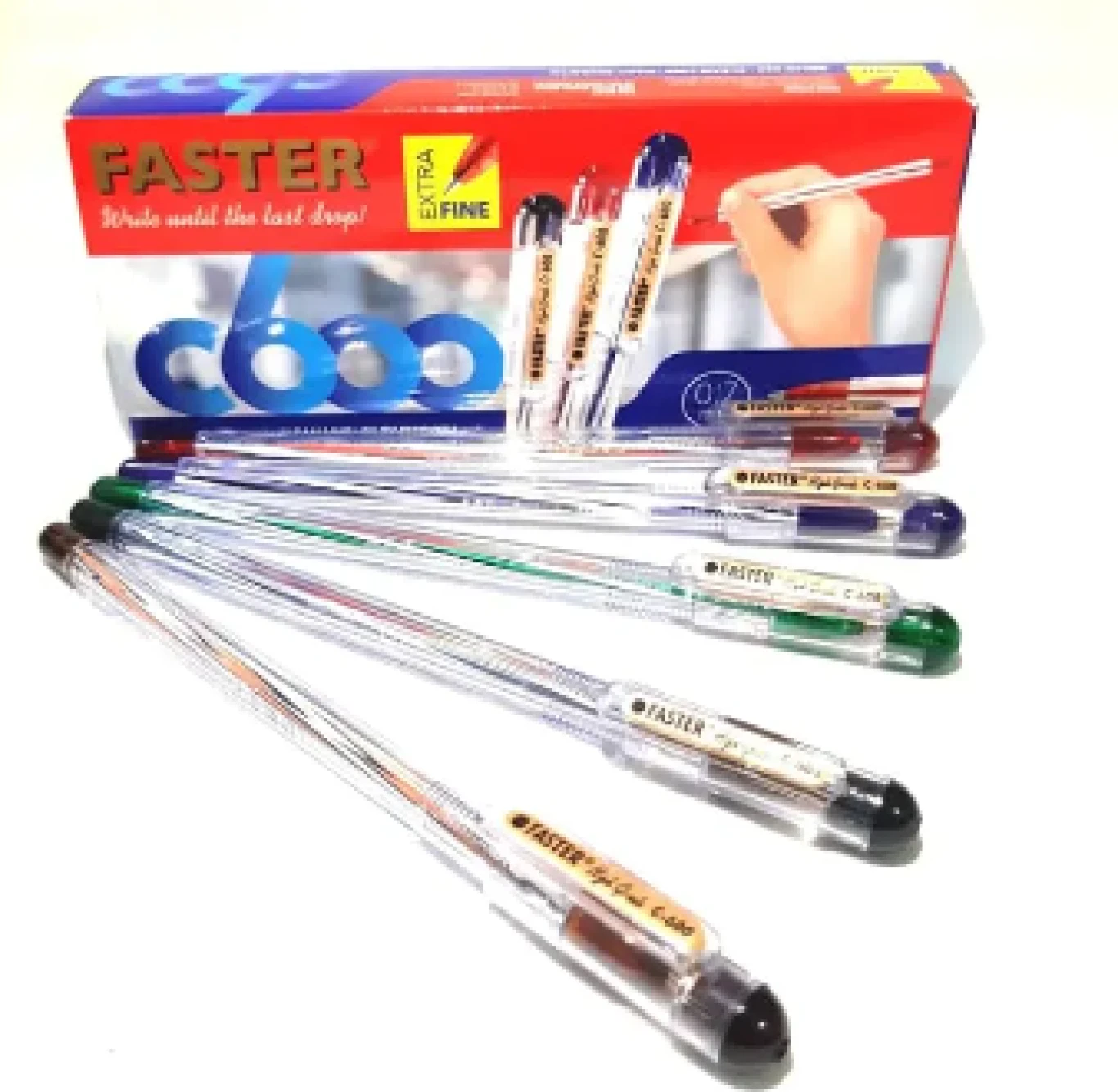 Ballpoint Faster / Pulpen Faster Ukuran 0.7mm / Ballpen Faster C600