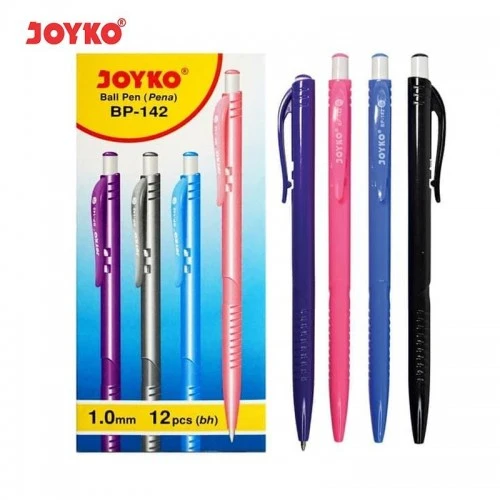 Ballpen Joyko / Pulpen Joyko BP-142 Warna Black Ukuran 0.5mm  