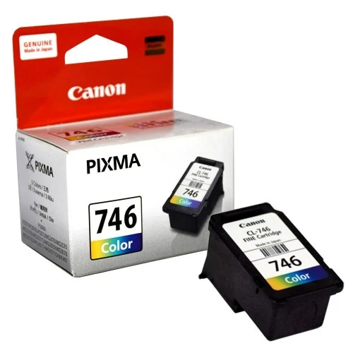 Cartridge Ink Tinta Printer Canon Pixma 746 Tri-Colour Warna Original Asli  