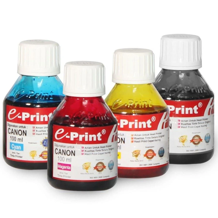 Tinta Printer Canon Eprint 100ml + Suntikan