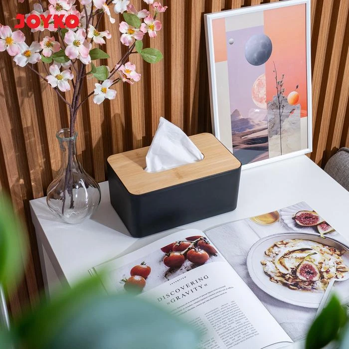 Tissue Box / Kotak Tisu TSBX-1902 Hitam dan Putih Joyko