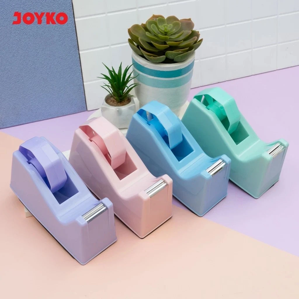 Pemotong Lakban Tape Dispenser Joyko TD-103 Pastel Dual Core  