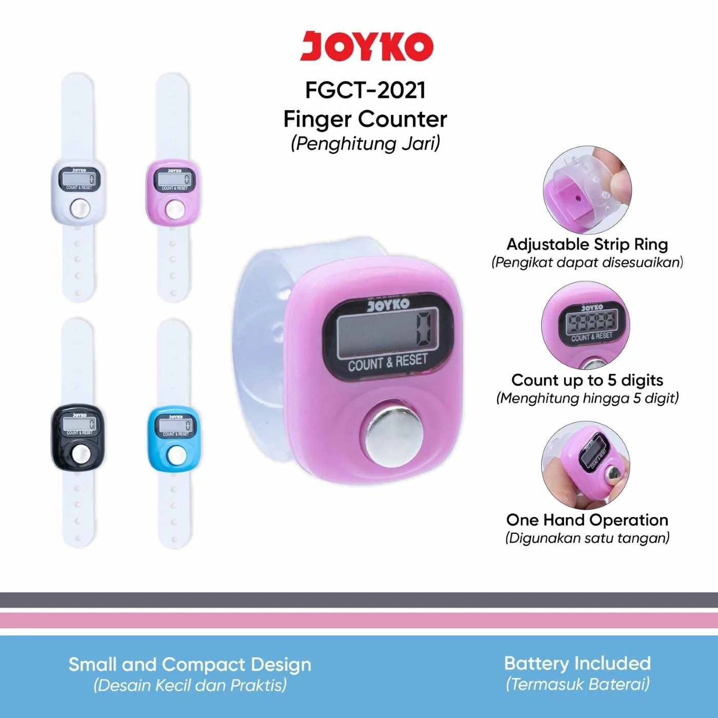 Finger Counter / Tasbih Digital FGCT-2021 Joyko