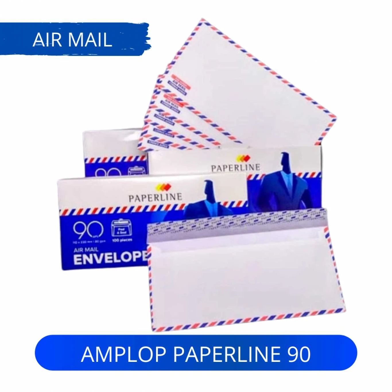 Amplop Putih Air Mail Paperline No. 90 APS / Amplop Surat Paperline  