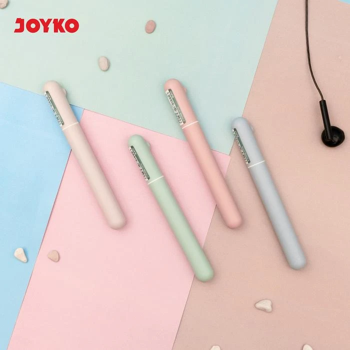 Pulpen Gell / Ballpen Gel GP-427 Joyko SET ISI 4 Tinta Hitam  