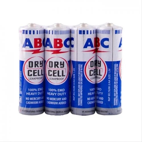 Batu Baterai ABC Biru Size AA 1.5V / Battery Dry Cell / Batu Batrai ABC  