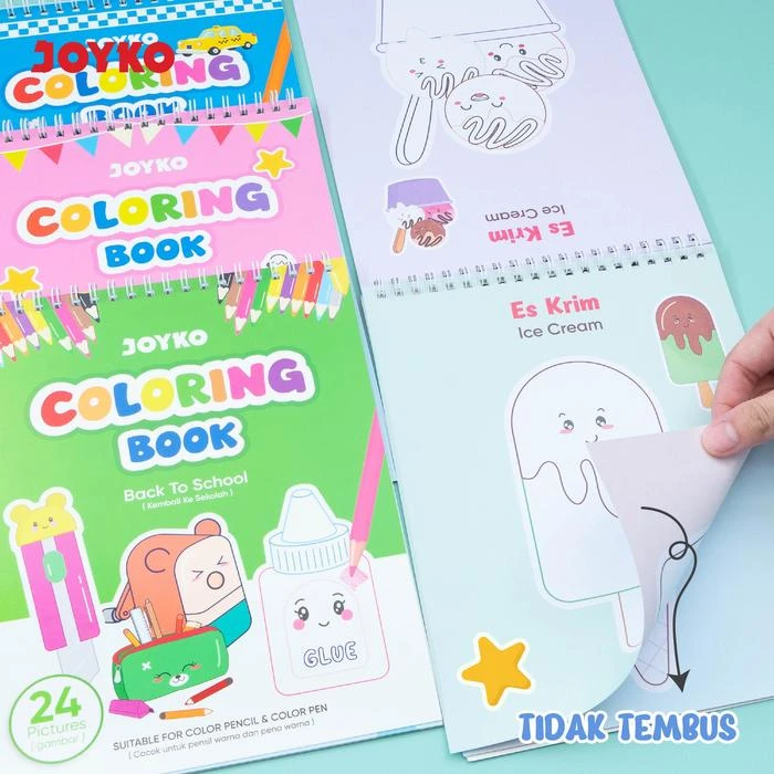 Buku Mewarnai Coloring Book Joyko CLBK-3506 Joyko  