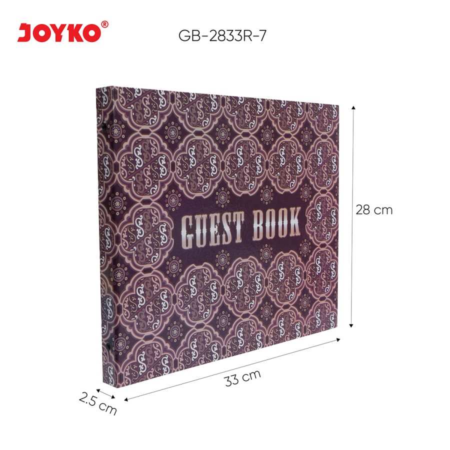 Buku Tamu Undangan GB-2833R-7 Batik Joyko / Guest Book