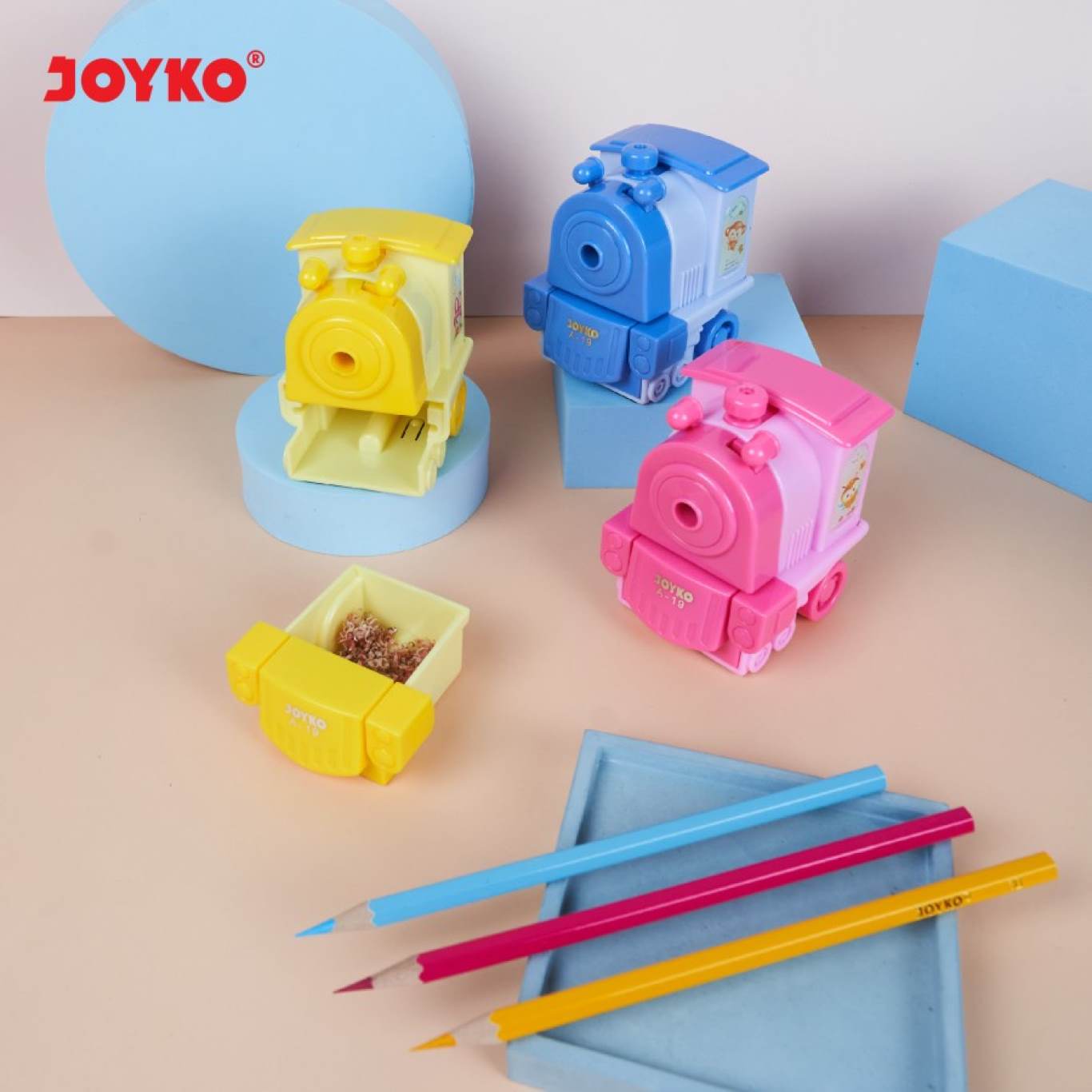 Rautan Putar Joyko A-19 Sharpener / Rautan Meja / Serutan Pensil  