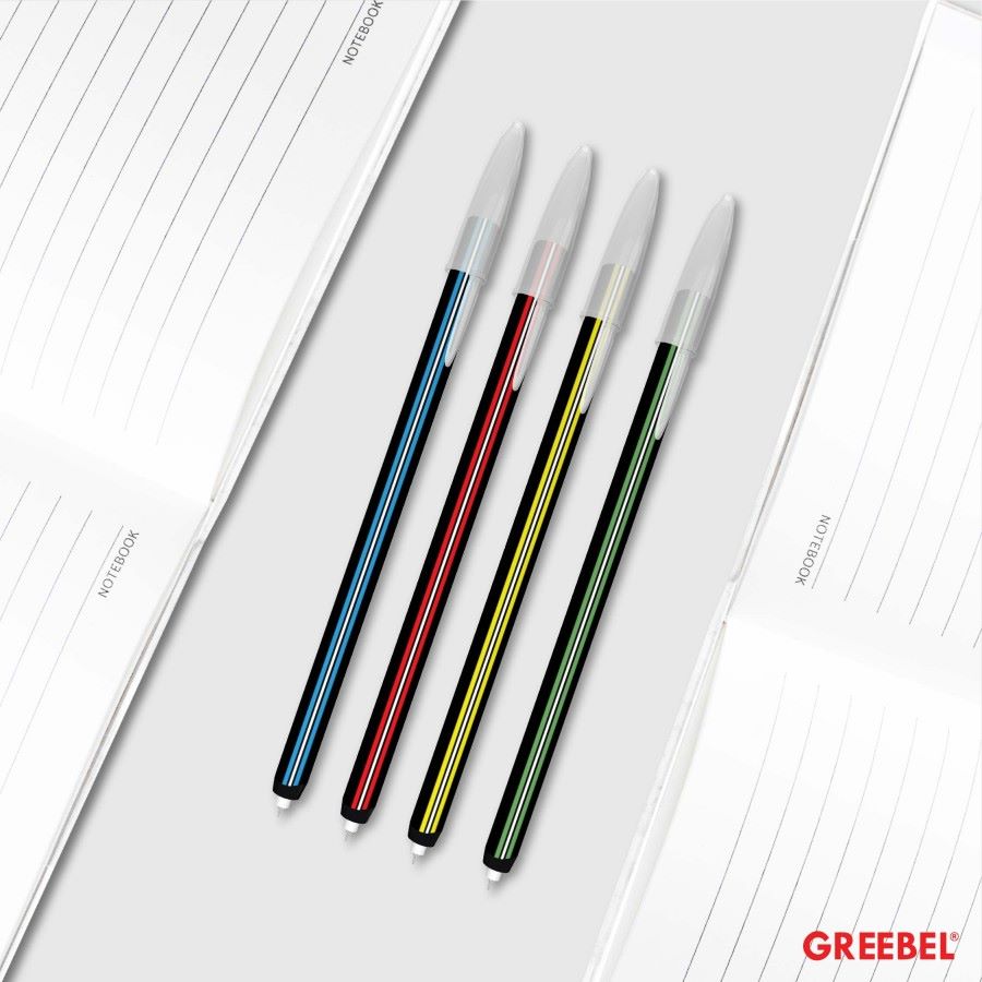 Pulpen Greebel / Greebel Ballpen Trendee - 02 0.5MM Hitam / Ballpoint  