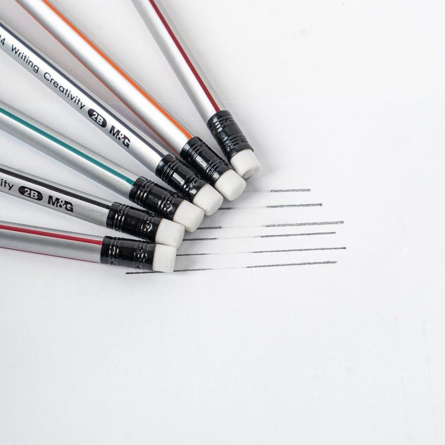 Pensil M&G / Pencil M&G Triangle with eraser 2B AWP30914 / Tipe 2B