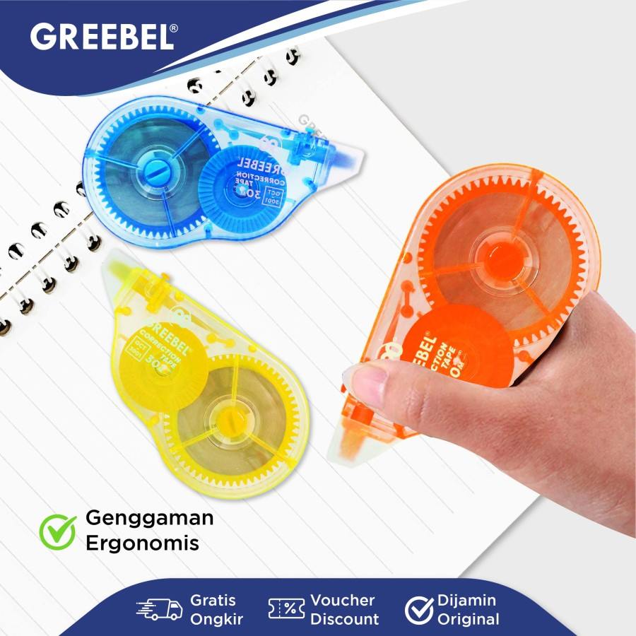 Tip Ex Kertas / Greebel Correction Tape GCT-3001