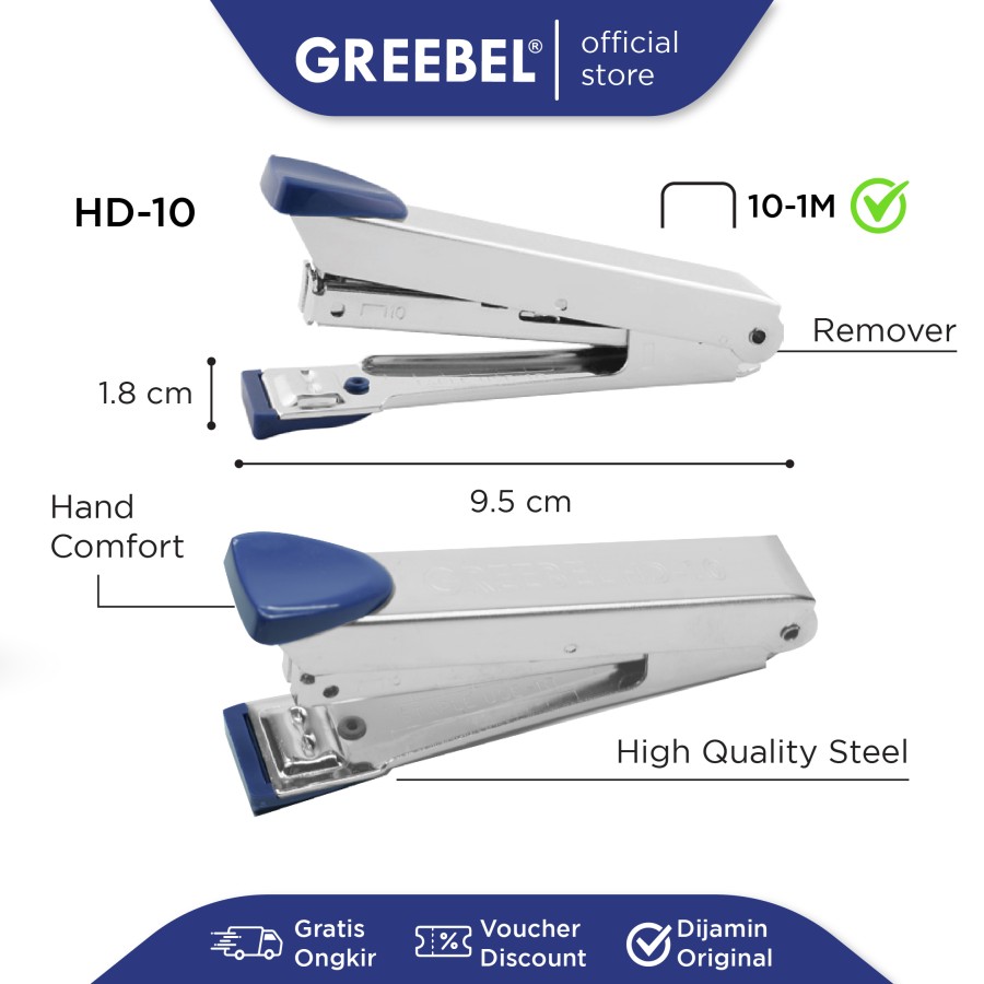 Alat Staples / Greebel Stapler HD-10