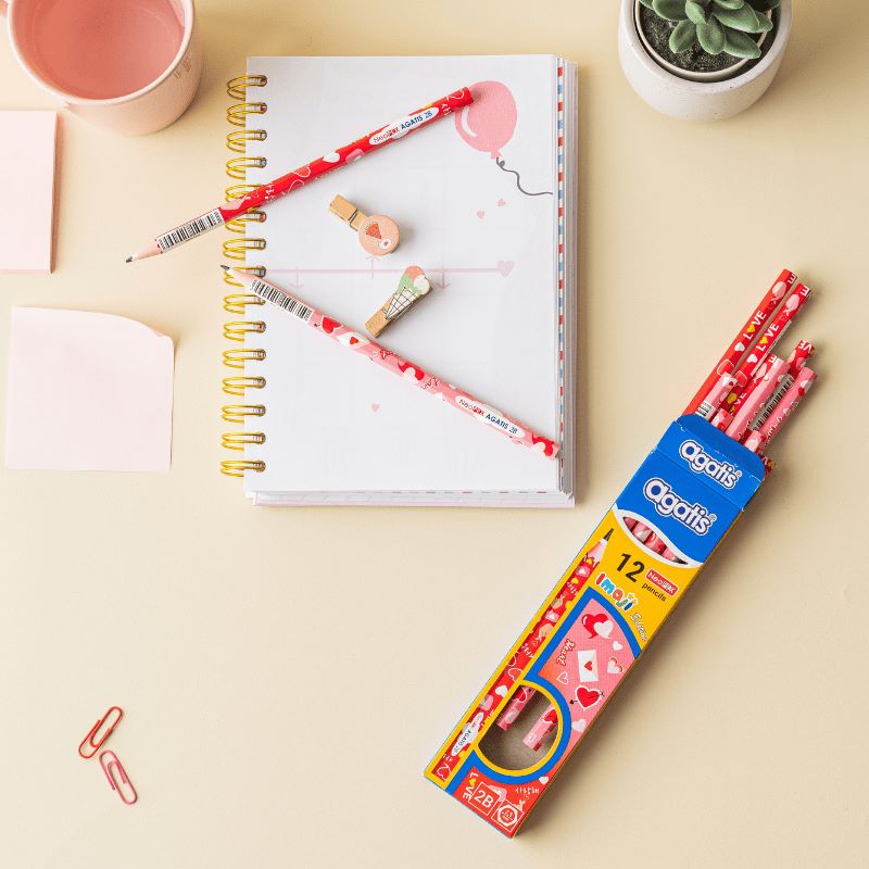 Pensil / Agatis Pencil 2B NH-2BW6-1201 Neopex Graphite Hexagonal [1 PACK]  