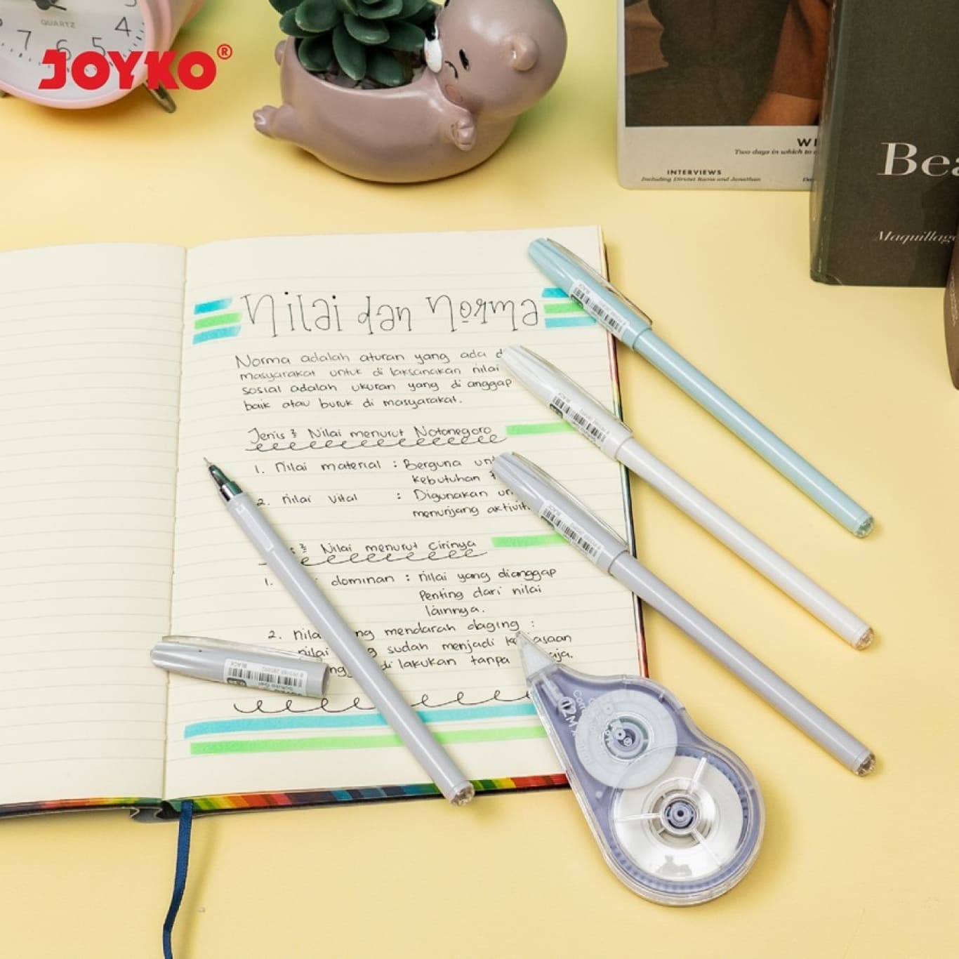 Pulpen Joyko / Ballpoint Gel Pen Joyko GP-352 Sofuto Pena Gel 0.38 mm  