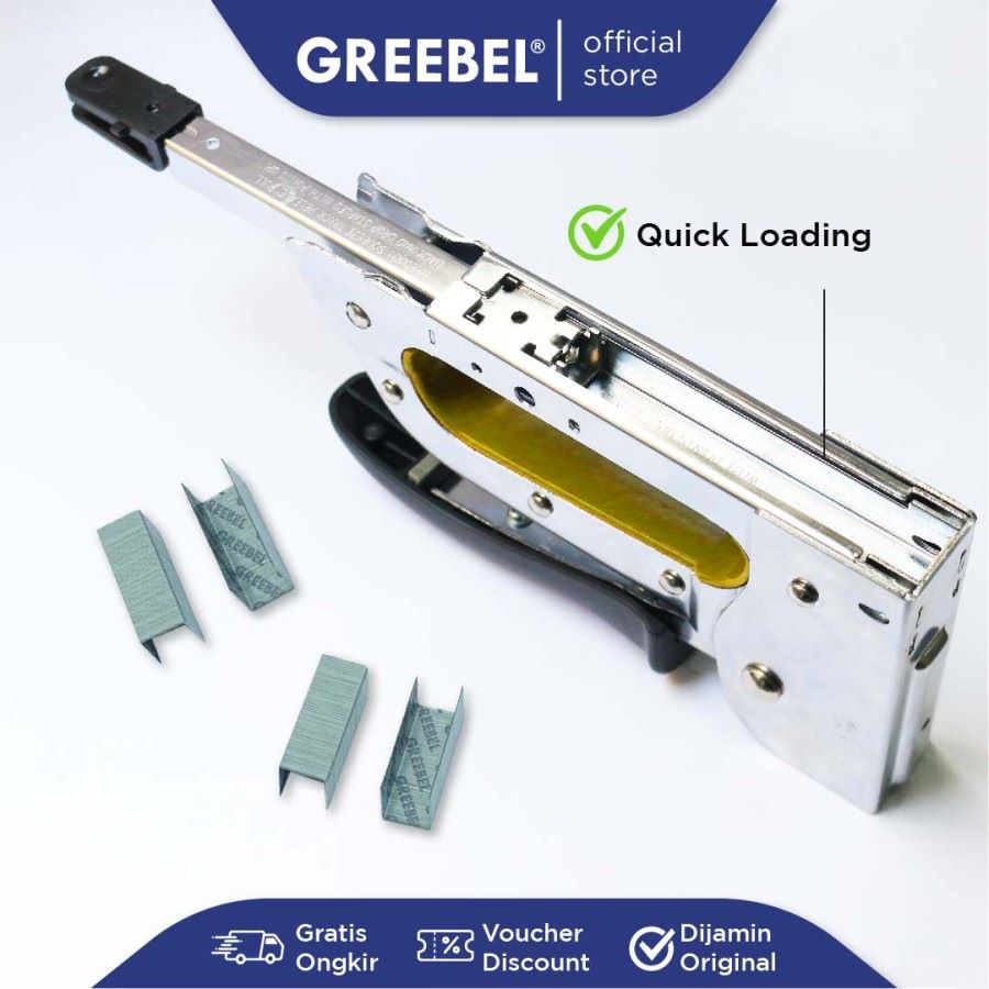 Greebel Guntacker TS-823 / Gun Tacker / Staples Tembak / Stapler Tembak