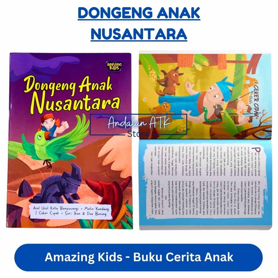 Amazing Kids Buku Cerita Anak Story Telling / Buku Bacaan Cerita Anak / Dongeng