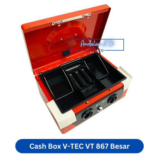 Brankas Besar Cash Box V-tec VT-867 / Brankas Uang Besar / Money Box  