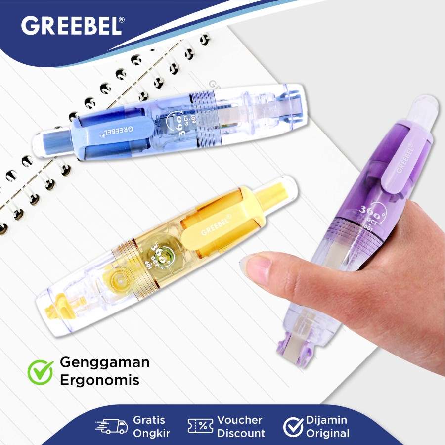 Tip Ex Kertas / Greebel Correction Tape GCT-601