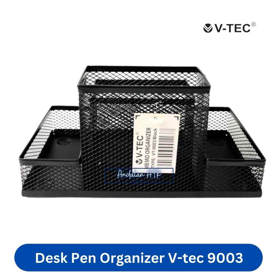 Memo Holder Organizer V-Tec 9003 / Desk Pen / Tempat Pensil Meja
