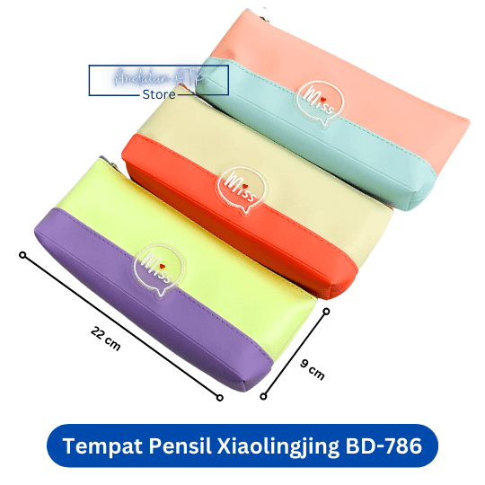 Tempat Pensil Anak Xiaolingjing BD-786 Miss / Kotak Pensil / Pencil Case  