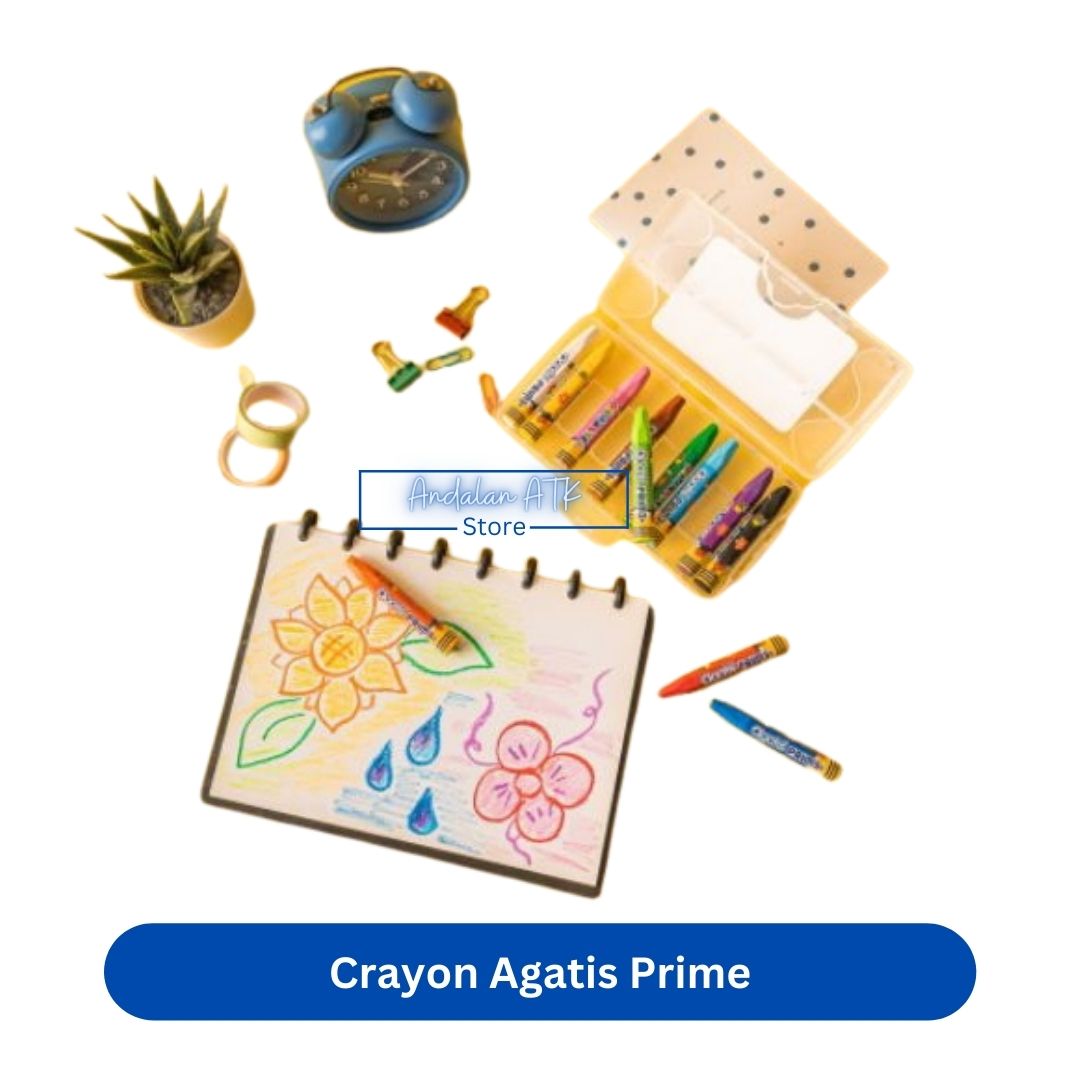 Oil Pastel Agatis Prime 12 Warna POH-OP-1201 / Crayon  