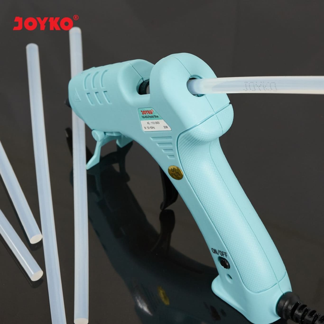 Glue Gun GG-853 Joyko Alat Lem Tembak Pastel Color / Lem Bakar Kecil 20 Watt  