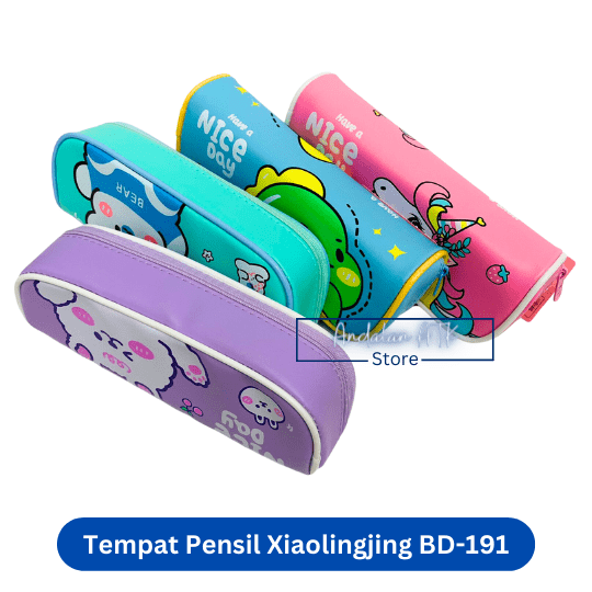 Tempat Pensil Anak Xiaolingjing BD-191 Nice Day / Kotak Pensil / Pencil Case  