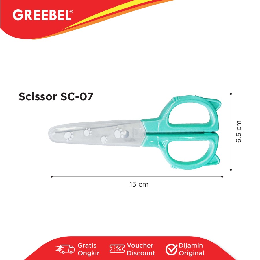 Gunting Anak / Greebel Gunting Sc-07 Scissor  