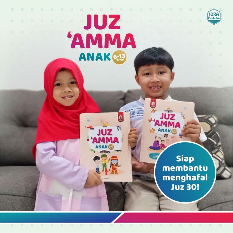 Buku Juz Amma Anak Umur 6-13 Tahun / Iqra Balita / Boardbook  