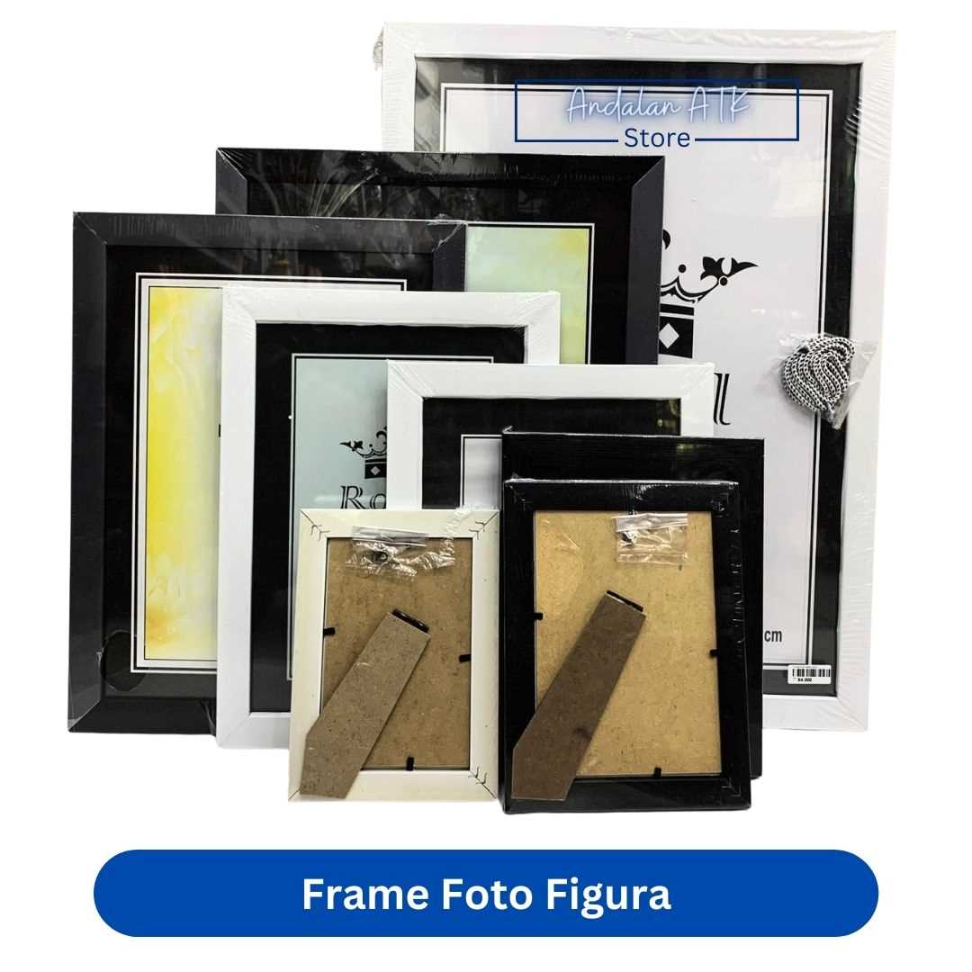 Frame Foto 4R, 5R, 6R, 8R, 10R, 12R, A4, F4, 25x35, 35x50 / Figura Foto / Bingkai