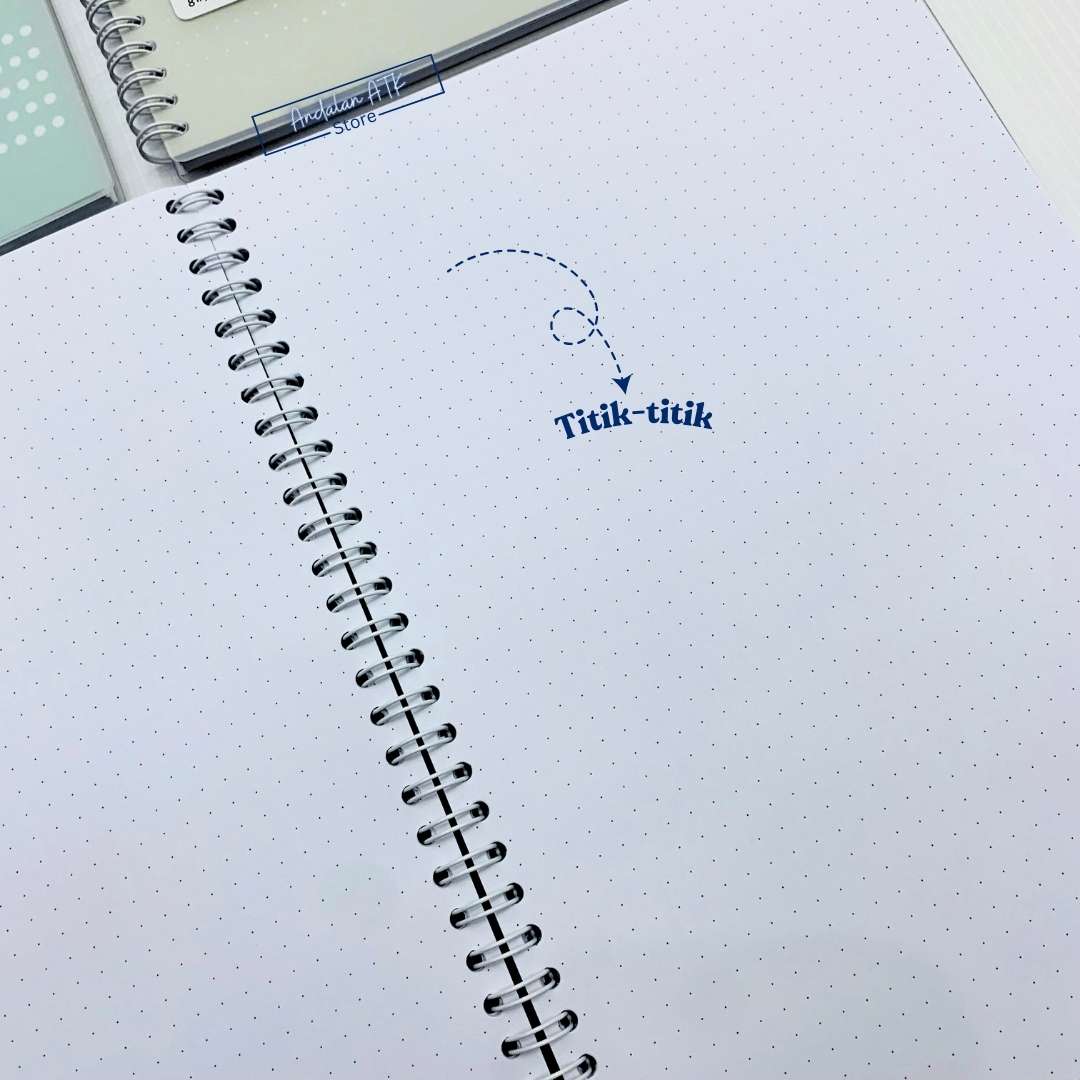 Notebook Orenji Buku Agenda B5 Dot Pastel 60 Lembar / Buku Catatan Titik-titik  