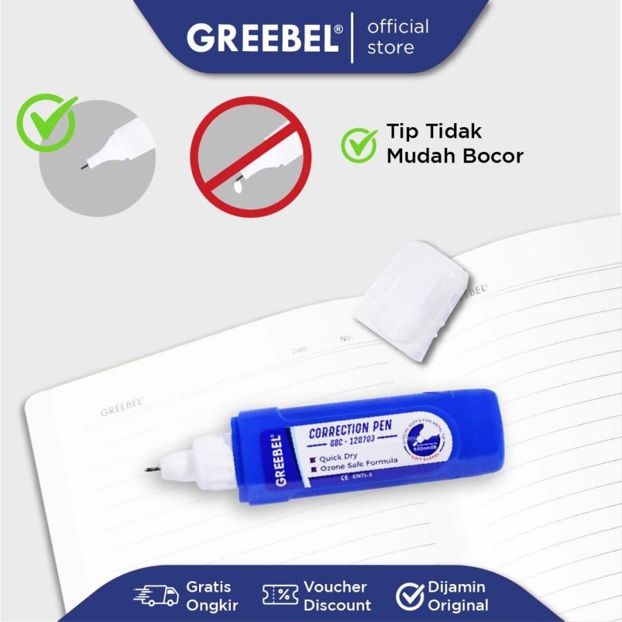 Tip Ex Cair / Greebel Correction Pen GBC-120703  