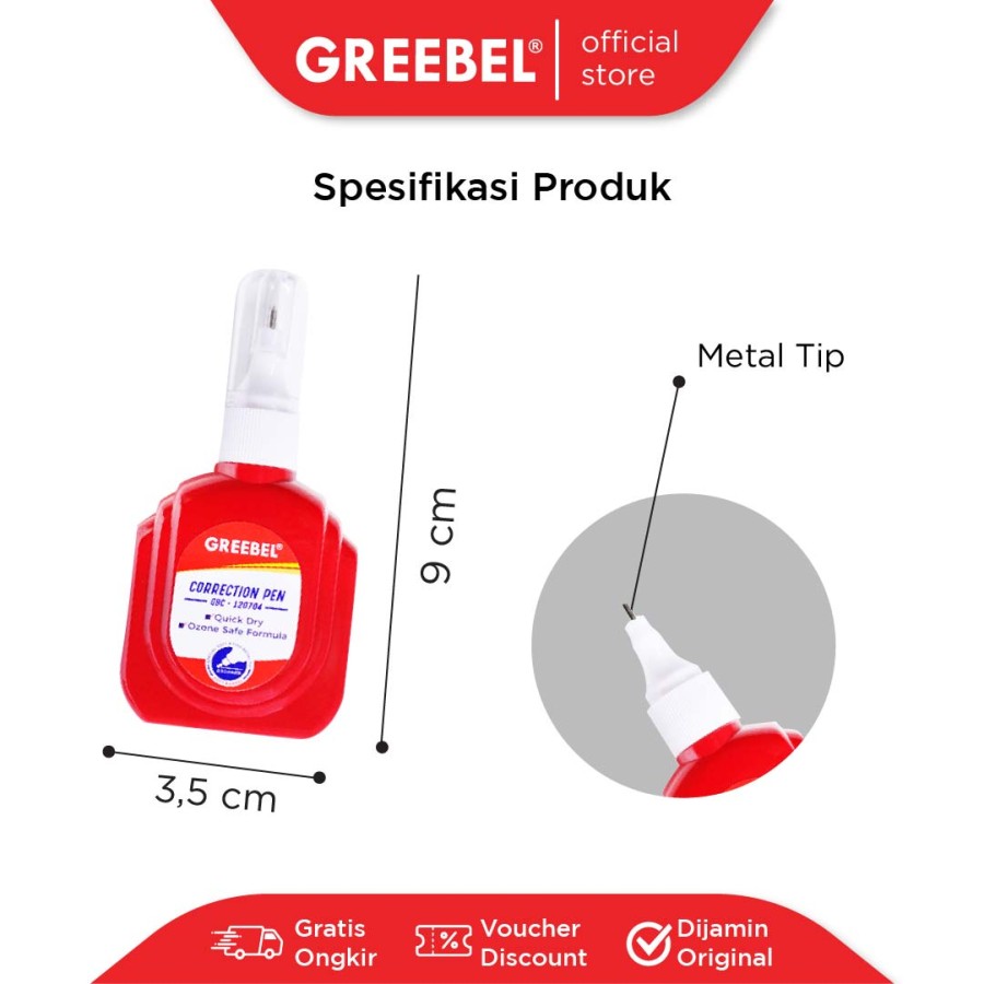 Tip Ex Cair / Greebel Correction Pen GBC-120704