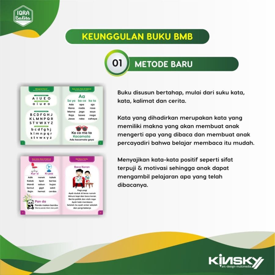 Buku Belajar Membaca Anak Balita / Boardbook / Latihan Membaca Anak  