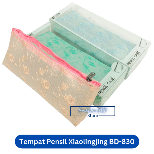 Tempat Pensil Anak Xiaolingjing BD-830 Bunga / Kotak Pensil / Pencil Case  
