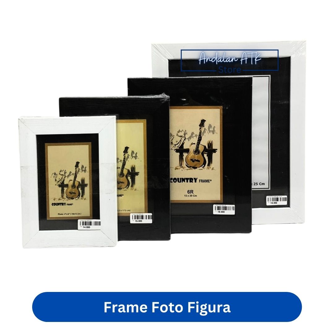Frame Foto 4R, 5R, 6R, 8R, 10R, 12R, A4, F4, 25x35, 35x50 / Figura Foto / Bingkai