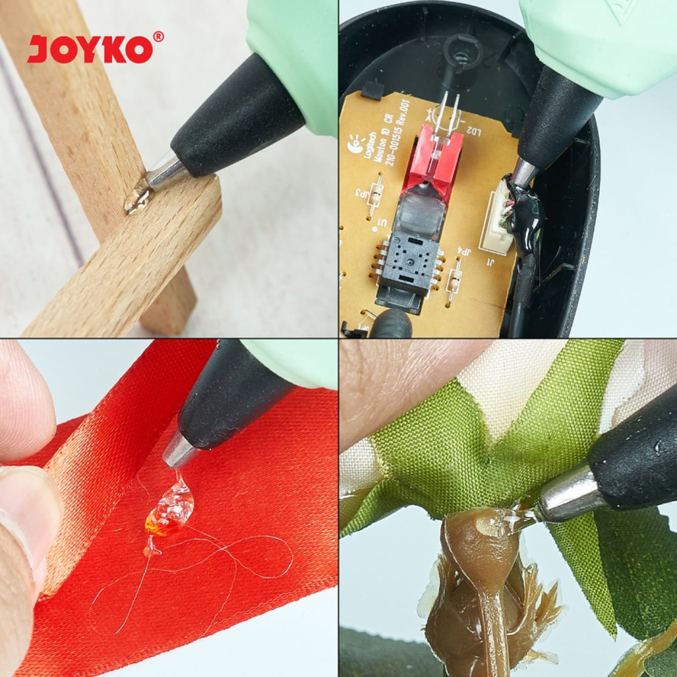 Glue Gun GG-853 Joyko Alat Lem Tembak Pastel Color / Lem Bakar Kecil 20 Watt  