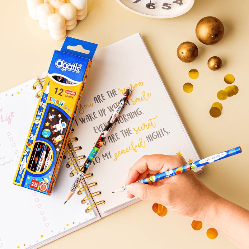 Pensil / Agatis Pencil 2B NH-2BW8-1201 Neopex Graphite Hexagonal [1 PACK]  