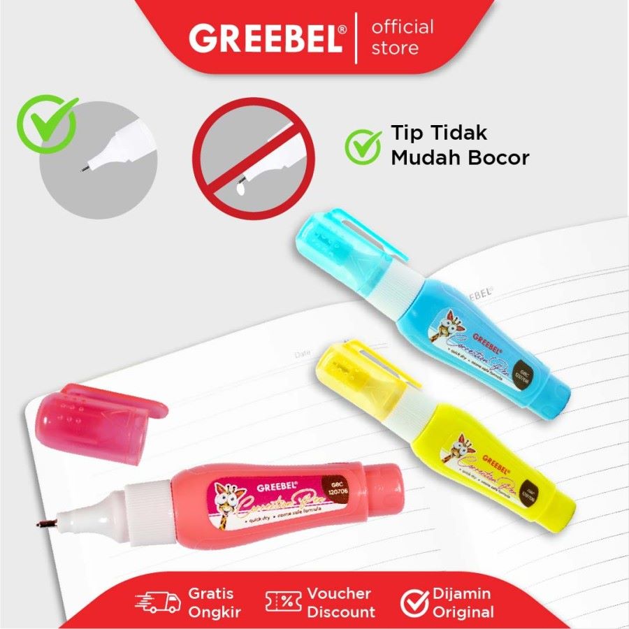 Tip Ex Cair / Greebel Correction Pen GBC-120706  