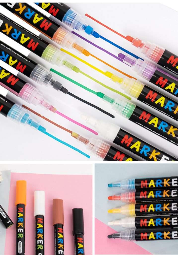Spidol Akrilik / M&G Acrylic Marker 30 Pilihan Warna [Satuan]  