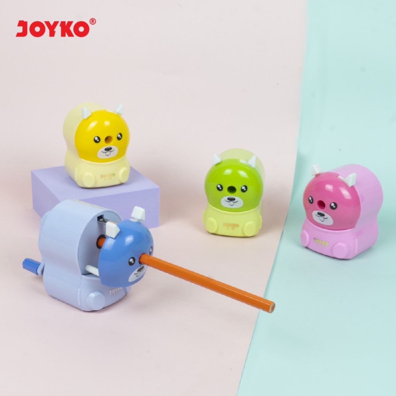 Rautan Putar Joyko A-21 Sharpener / Rautan Meja / Serutan Pensil  