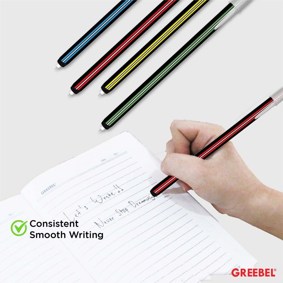 Pulpen Greebel / Greebel Ballpen Trendee - 02 0.5MM Hitam / Ballpoint  